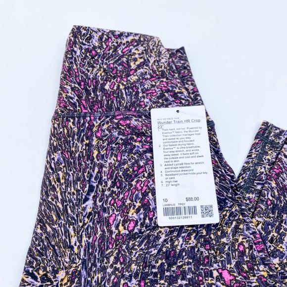 lululemon Wunder Train HR Crop 23” NWT - Picture 2 of 2